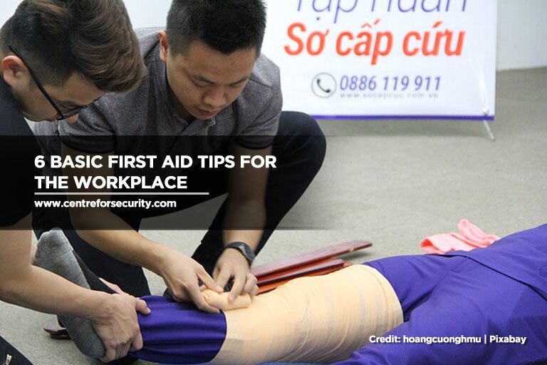 6 Basic First Aid Tips for the Workplace